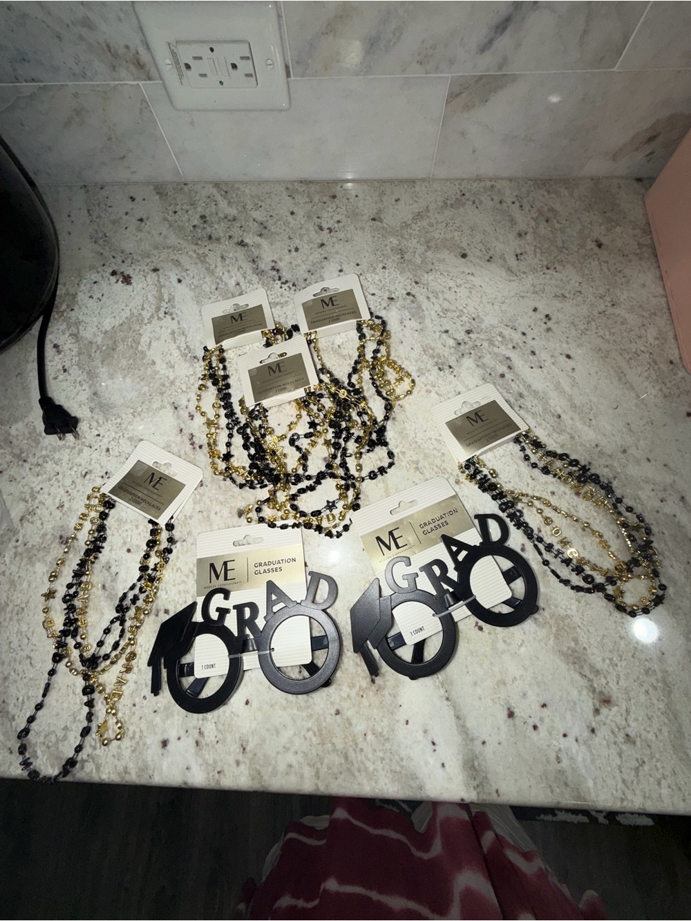 ME Graduation Necklaces and Glasses Party Favors bundle
